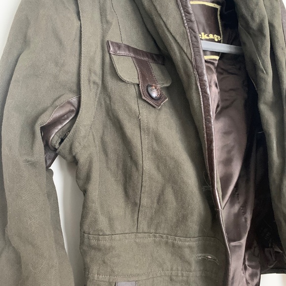 Mackage dark green spring jacket or vest - Picture 7 of 16